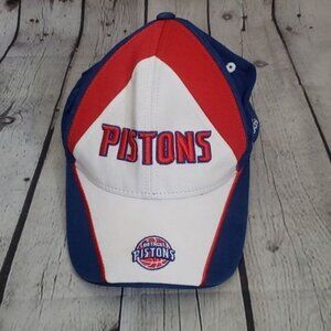 Detroit Pistons Basketball Adidas Ball Cap Hat